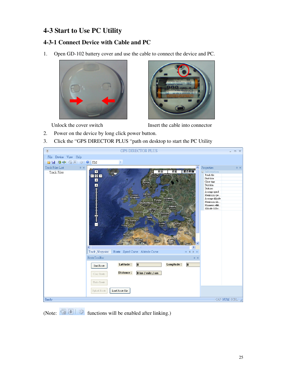 3 start to use pc utility | GLOBALSAT GD-102 User Manual User Manual | Page 25 / 46