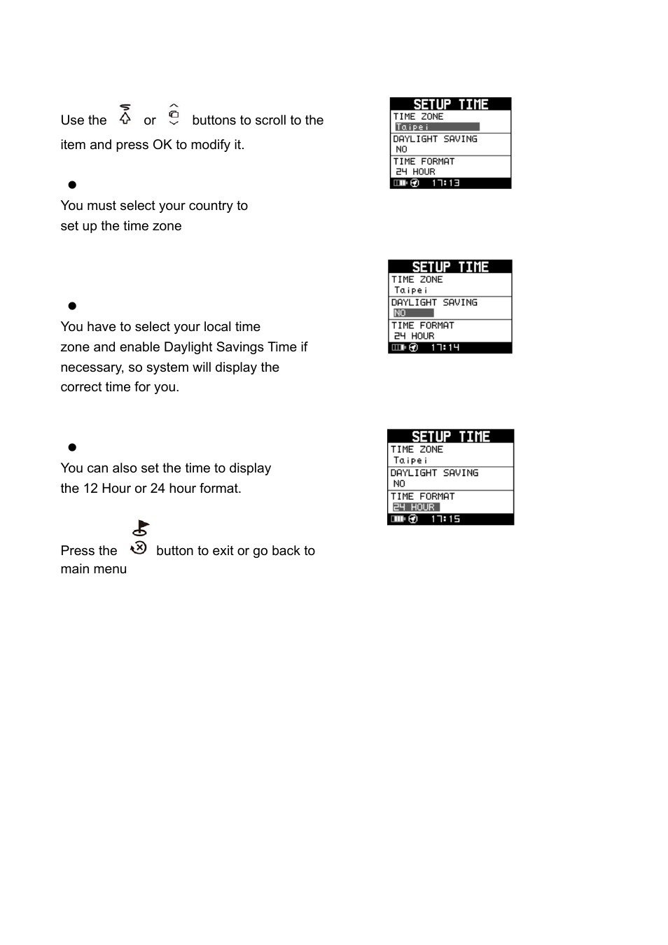 2 setup time | GLOBALSAT GH-561 User Manual User Manual | Page 15 / 48