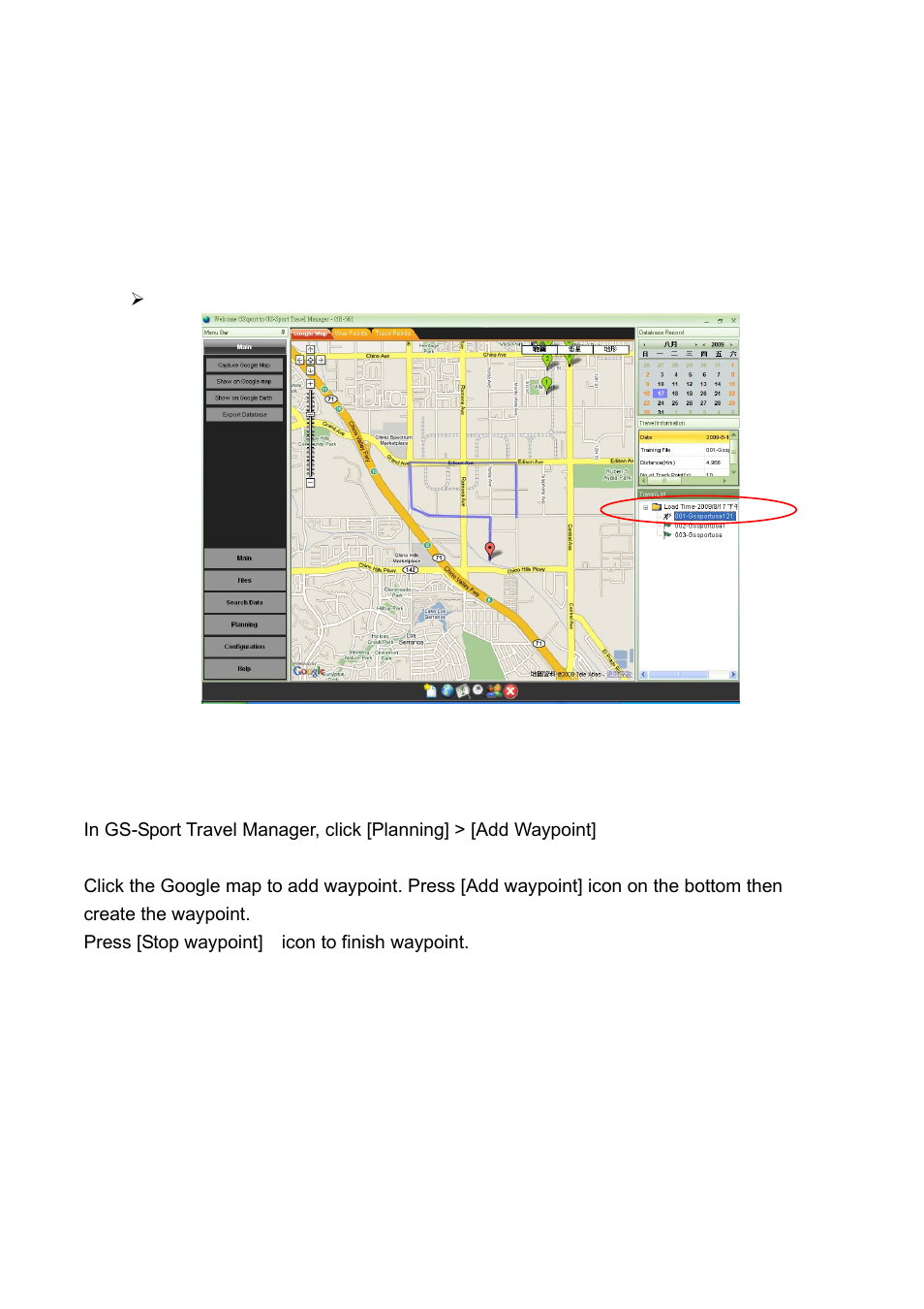 2 waypoint | GLOBALSAT GH-561 User Manual User Manual | Page 38 / 48