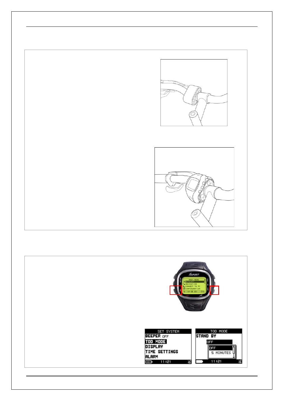 6 mount the bike holder, 7 time of date mode setting | GLOBALSAT GH-625XT v3.0 User manual User Manual | Page 11 / 46