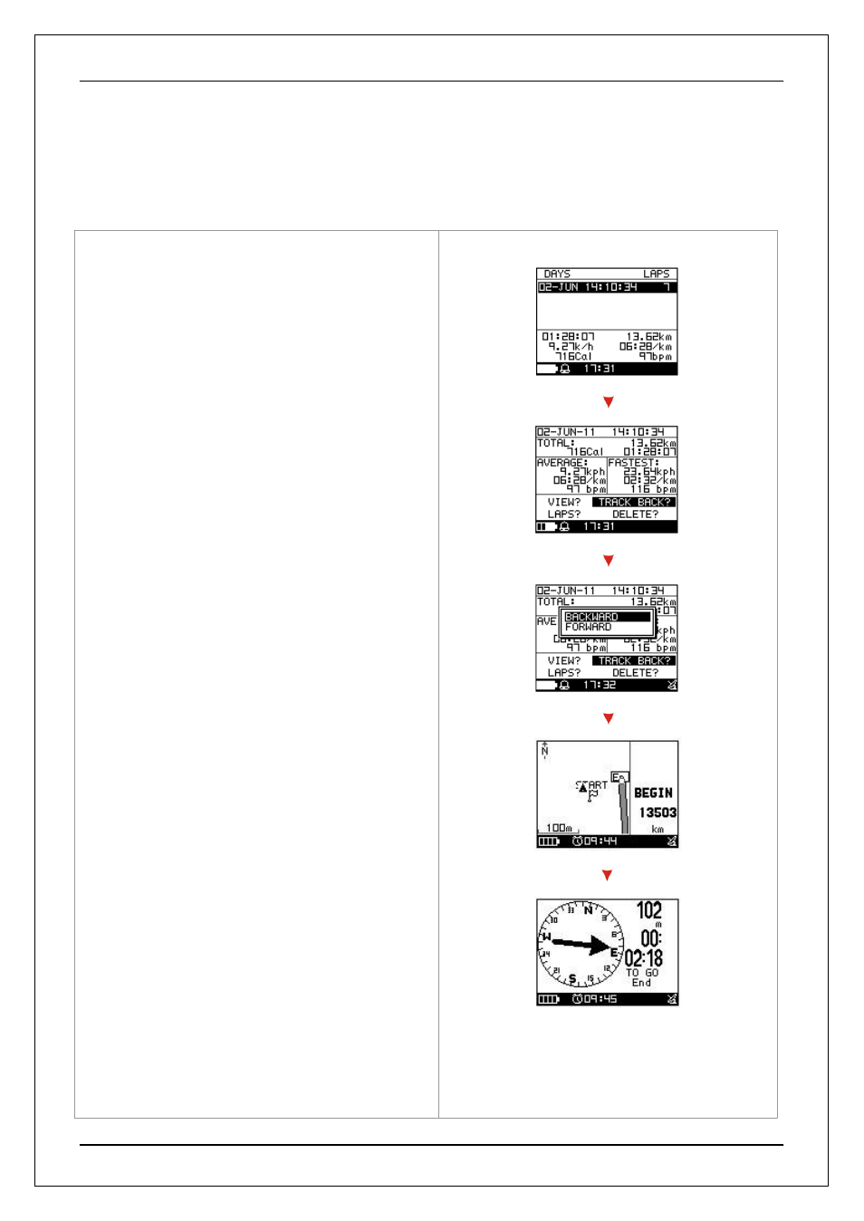 6 how to use smart track back | GLOBALSAT GH-625XT v3.0 User manual User Manual | Page 17 / 46