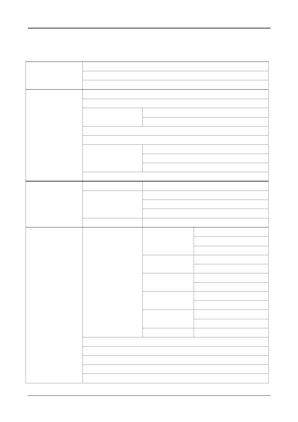 Menu structure - main menu | GLOBALSAT GH-615 User Manual User Manual | Page 15 / 52