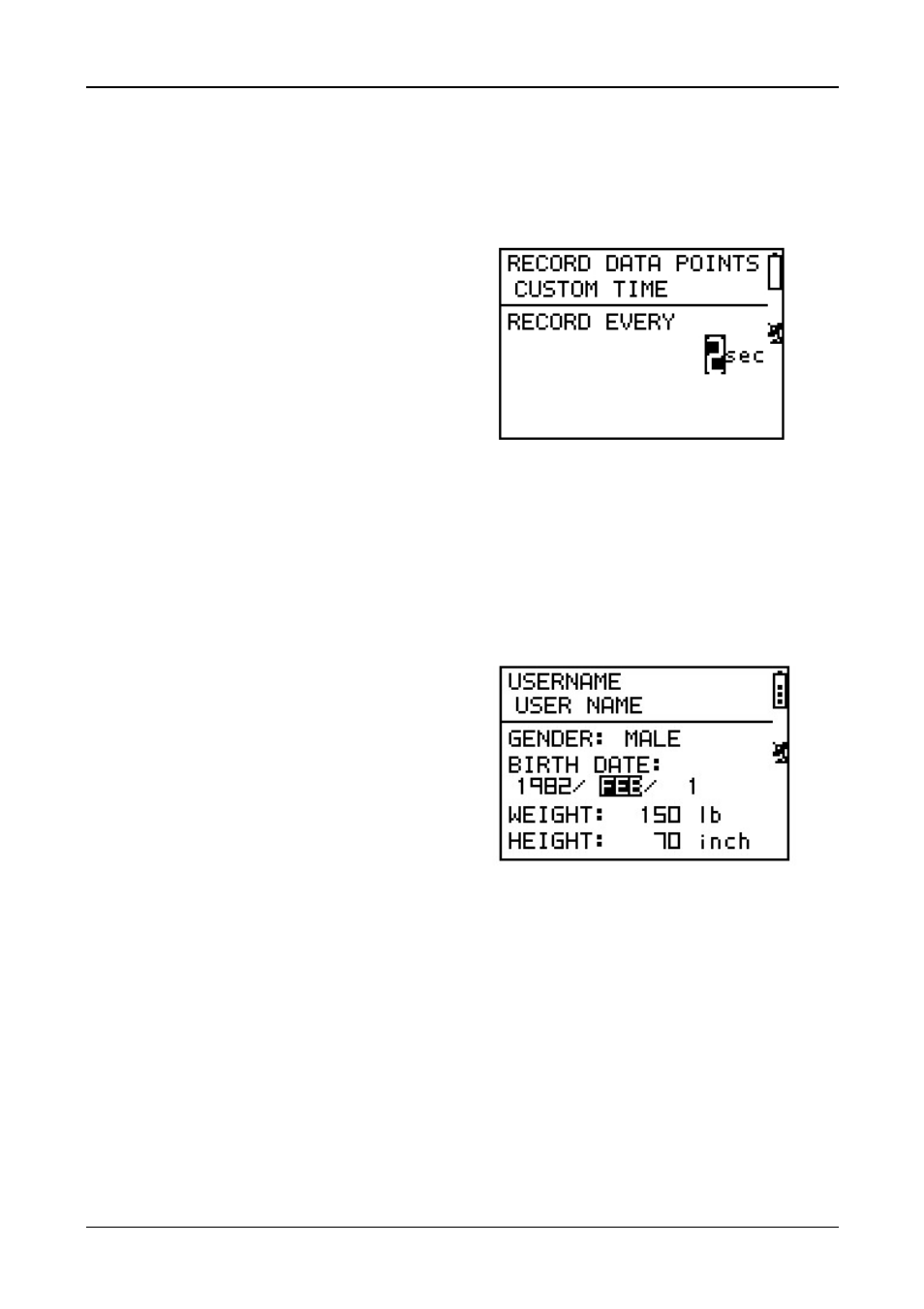 Set record point, Setup user profile | GLOBALSAT GH-615 User Manual User Manual | Page 29 / 52