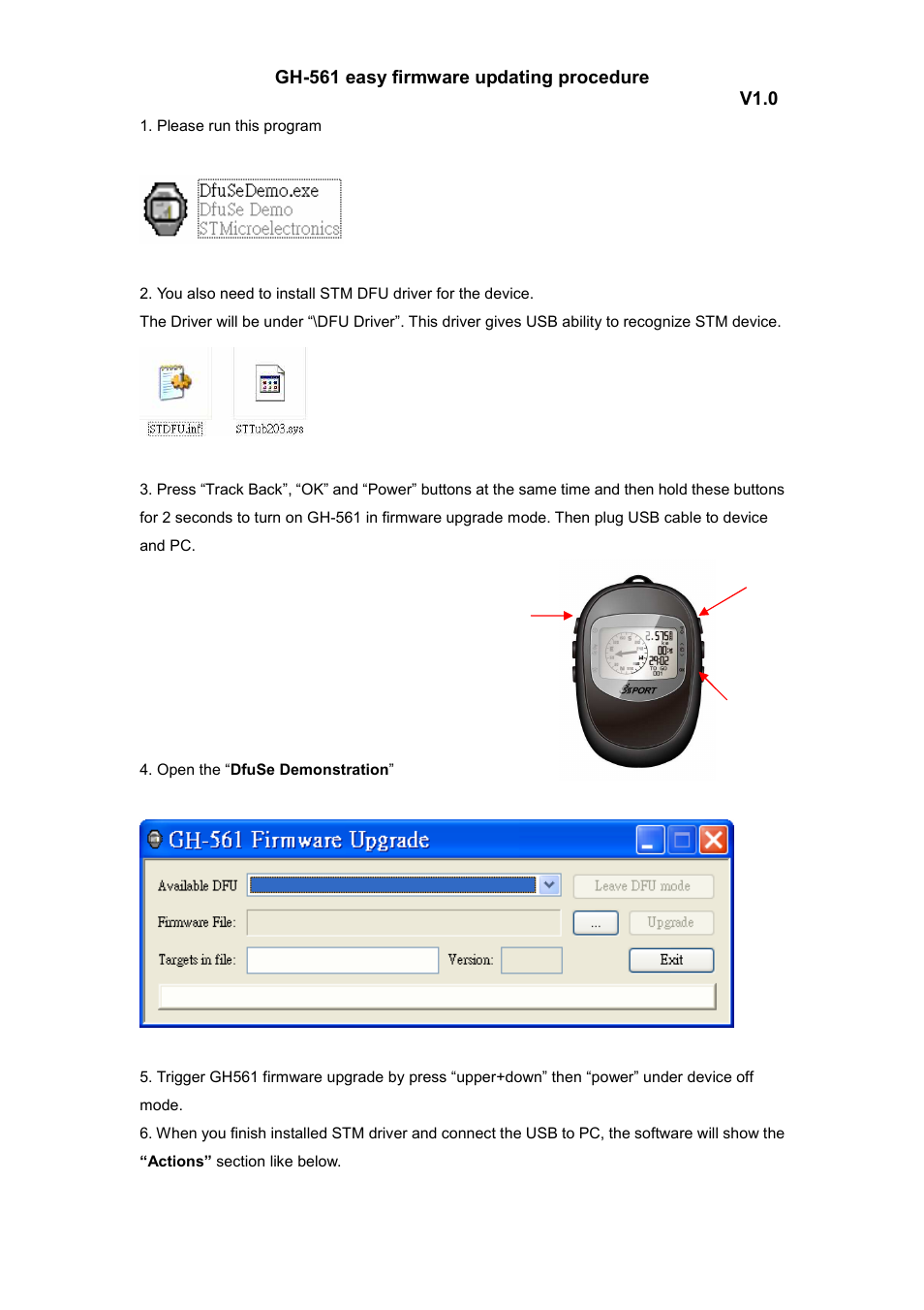 GLOBALSAT GH-561 User Manual | 2 pages