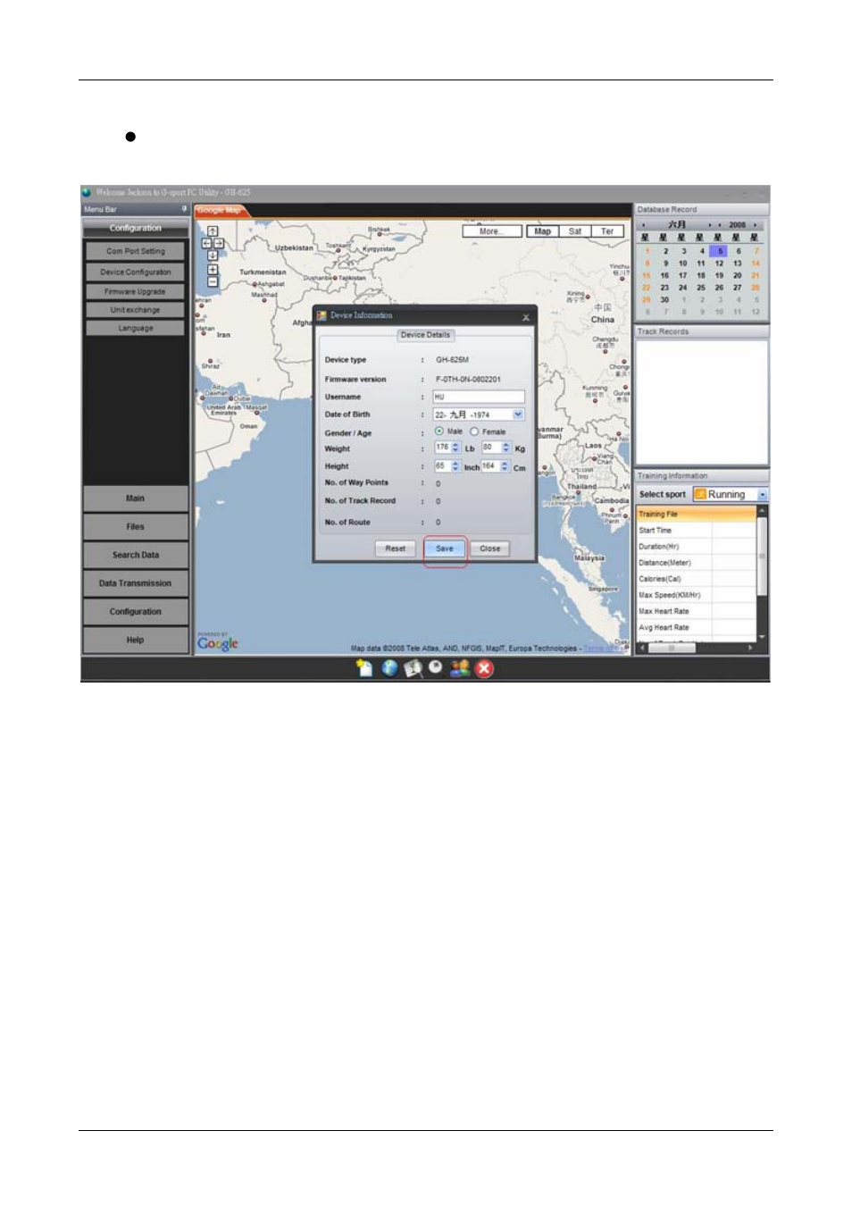 GLOBALSAT GH-615 PC User Manual | Page 22 / 22