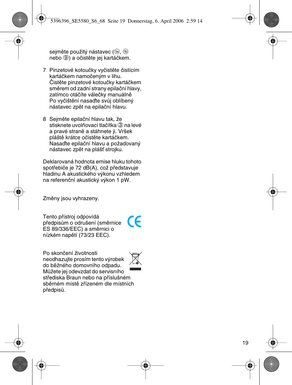 Braun 5680 User Manual | Page 18 / 67