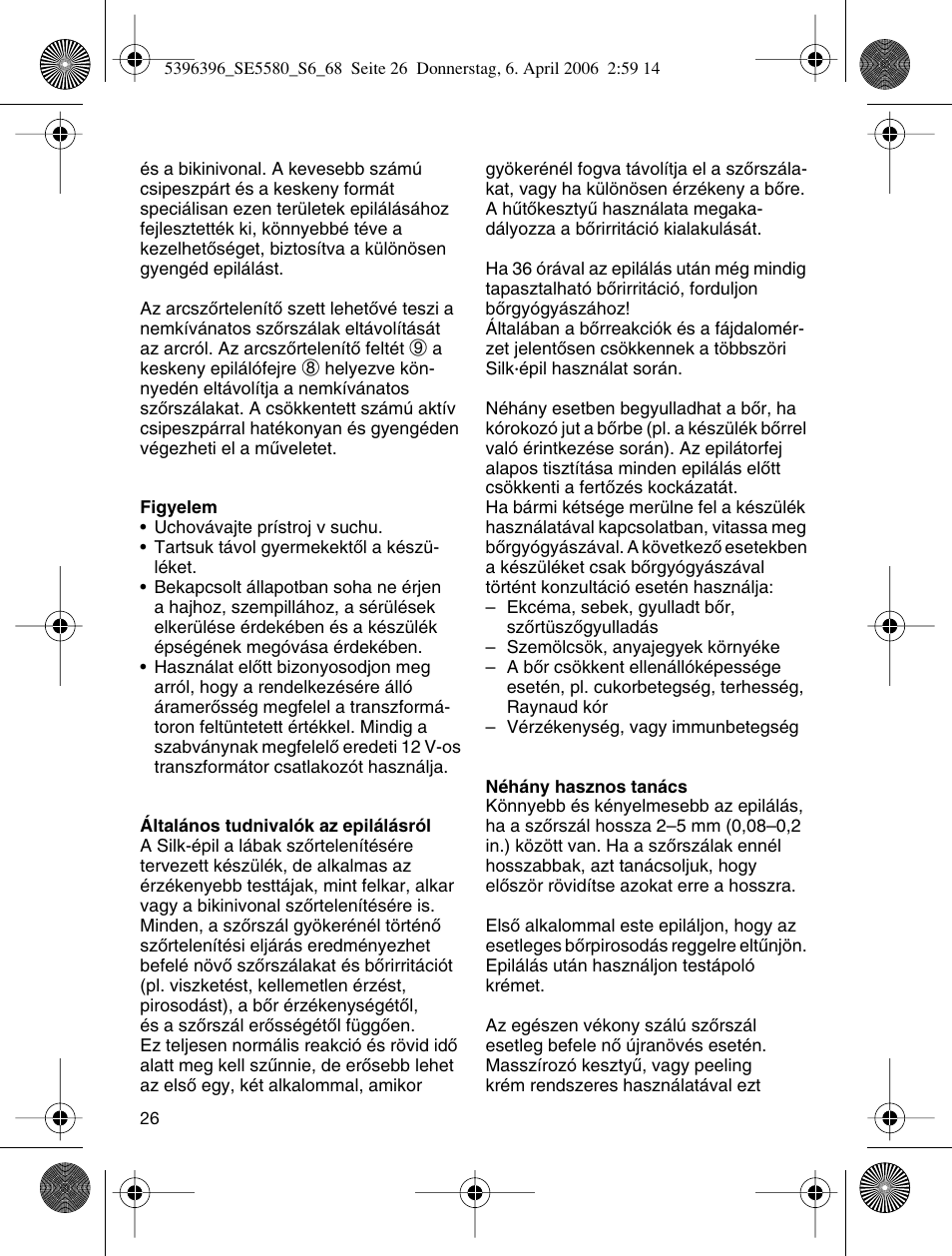 Braun 5680 User Manual | Page 25 / 67