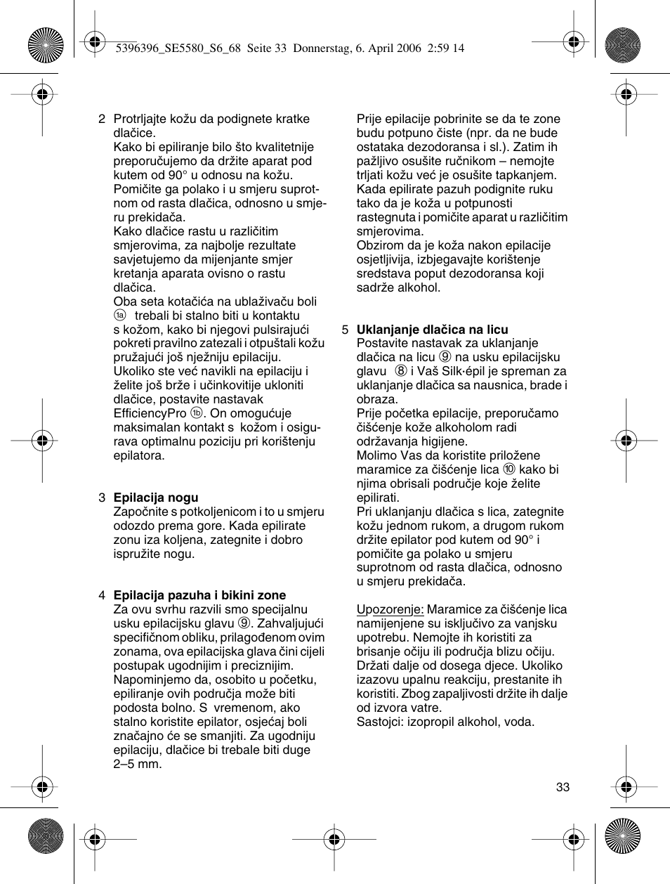 Braun 5680 User Manual | Page 32 / 67