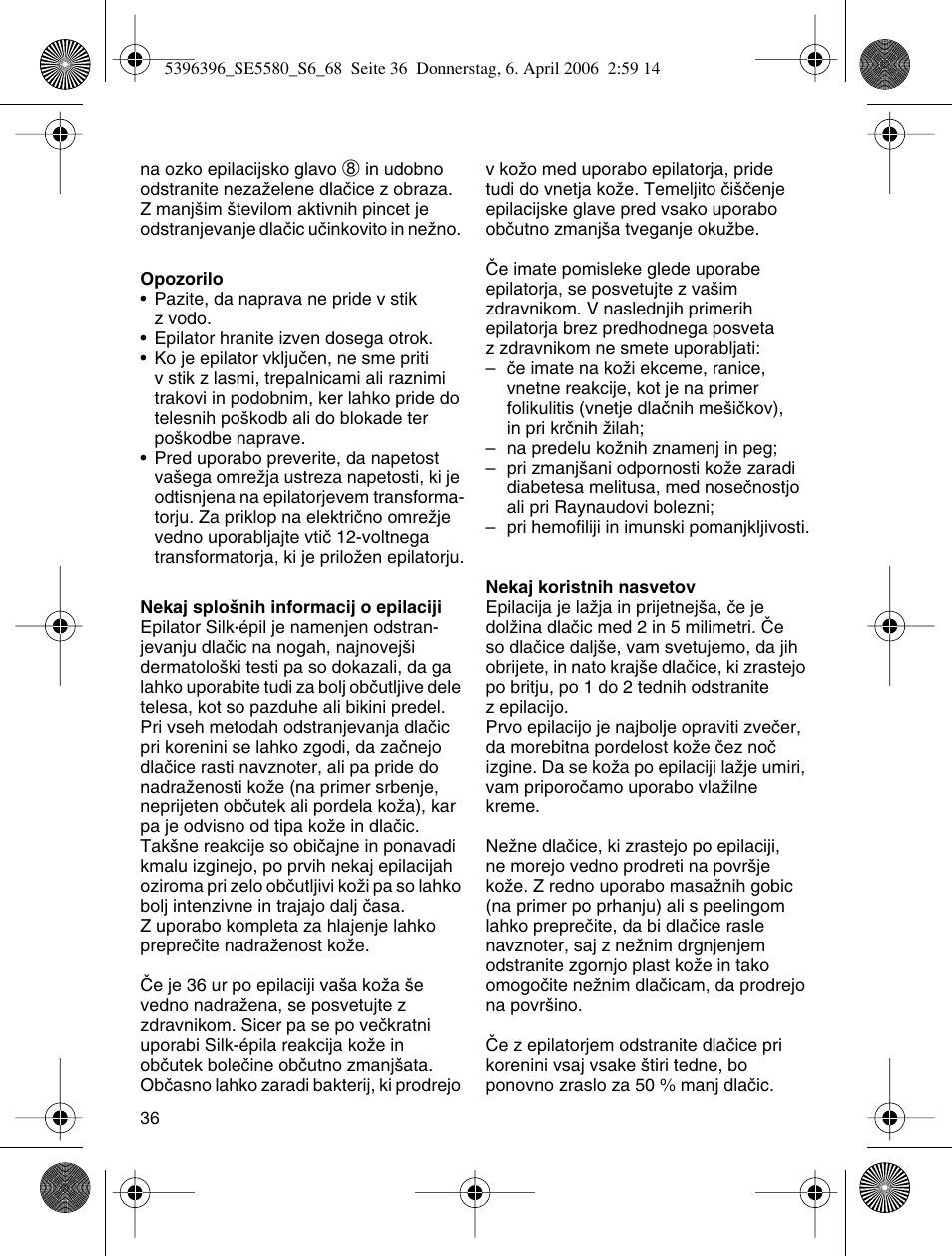 Braun 5680 User Manual | Page 35 / 67