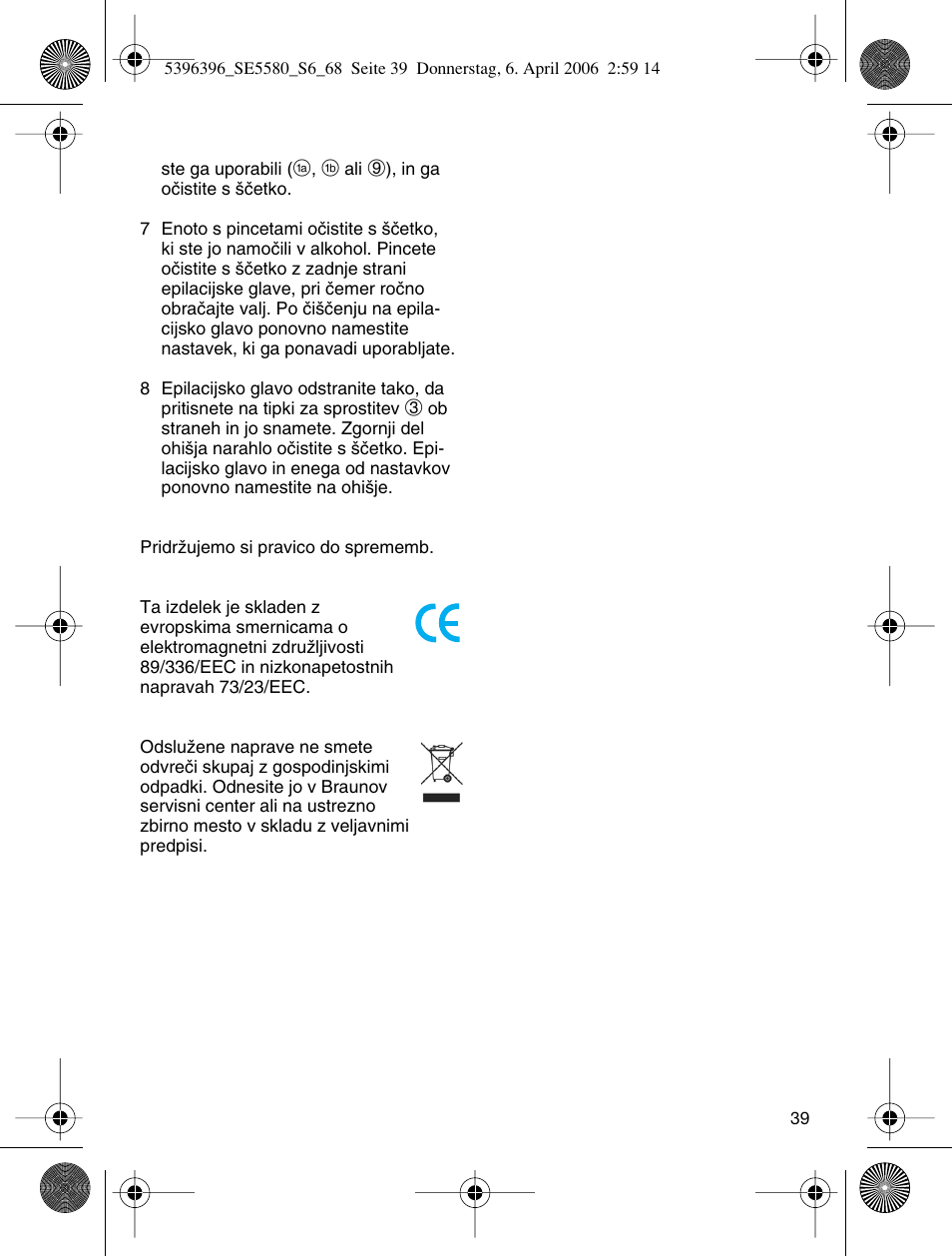 Braun 5680 User Manual | Page 38 / 67