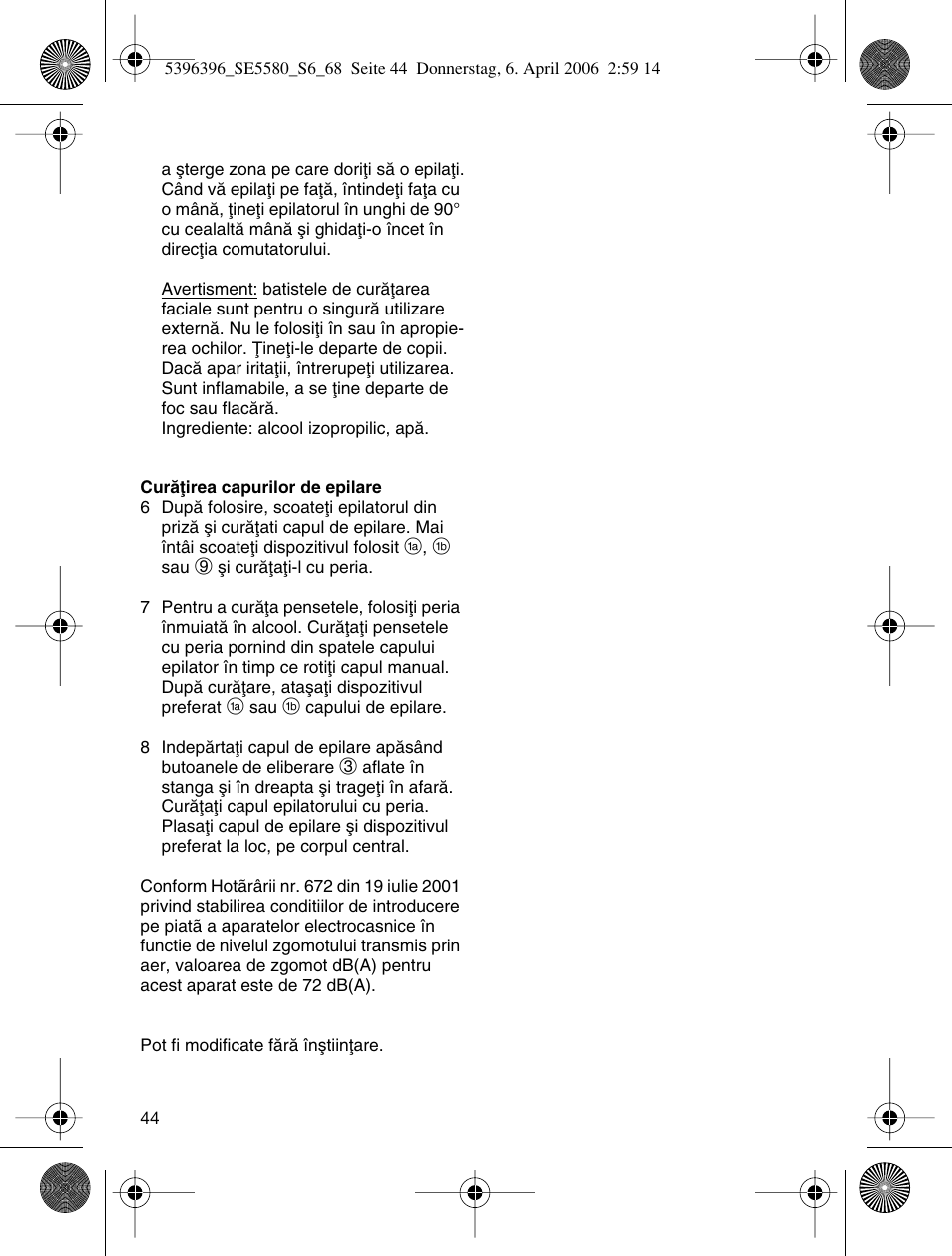 Braun 5680 User Manual | Page 43 / 67