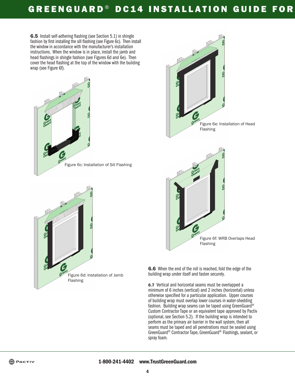 GreenGuard DC14 Drainage Mat User Manual | Page 5 / 8
