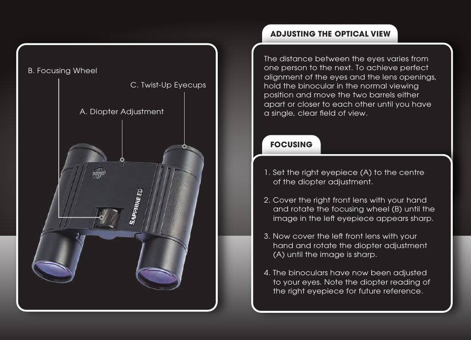Hawke Optics Sapphire ED 8x25 User Manual | Page 3 / 3