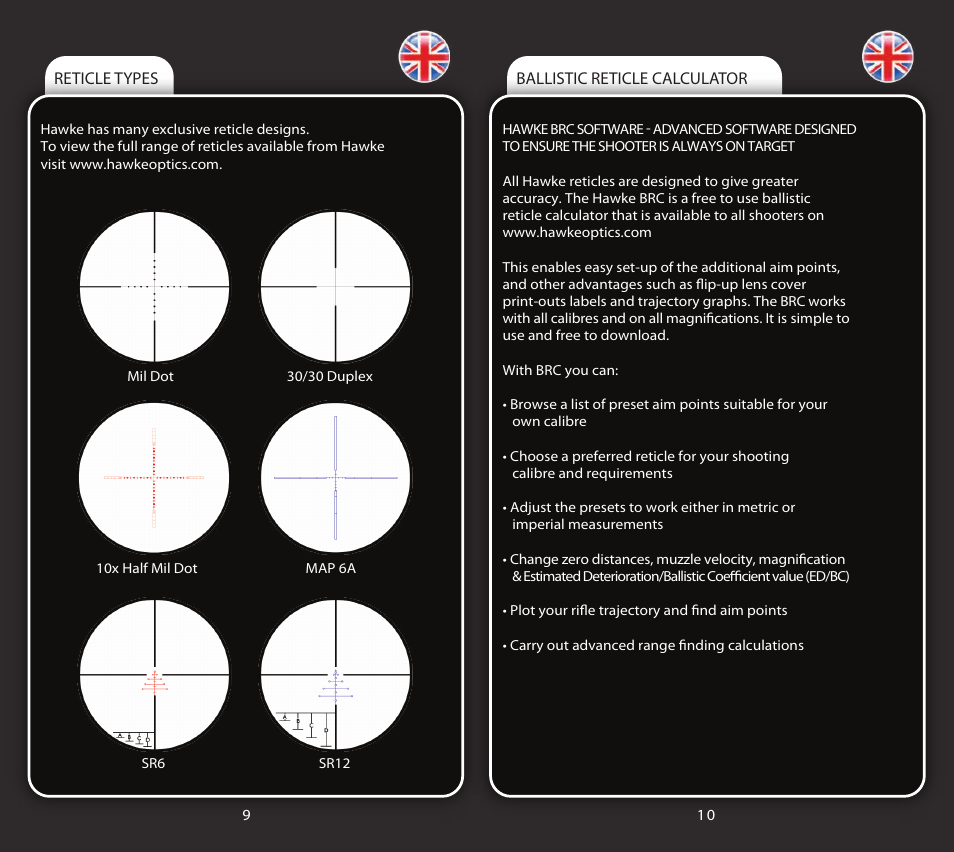Riflescope manual english6 | Hawke Optics Sport HD 4x40 User Manual | Page 6 / 7