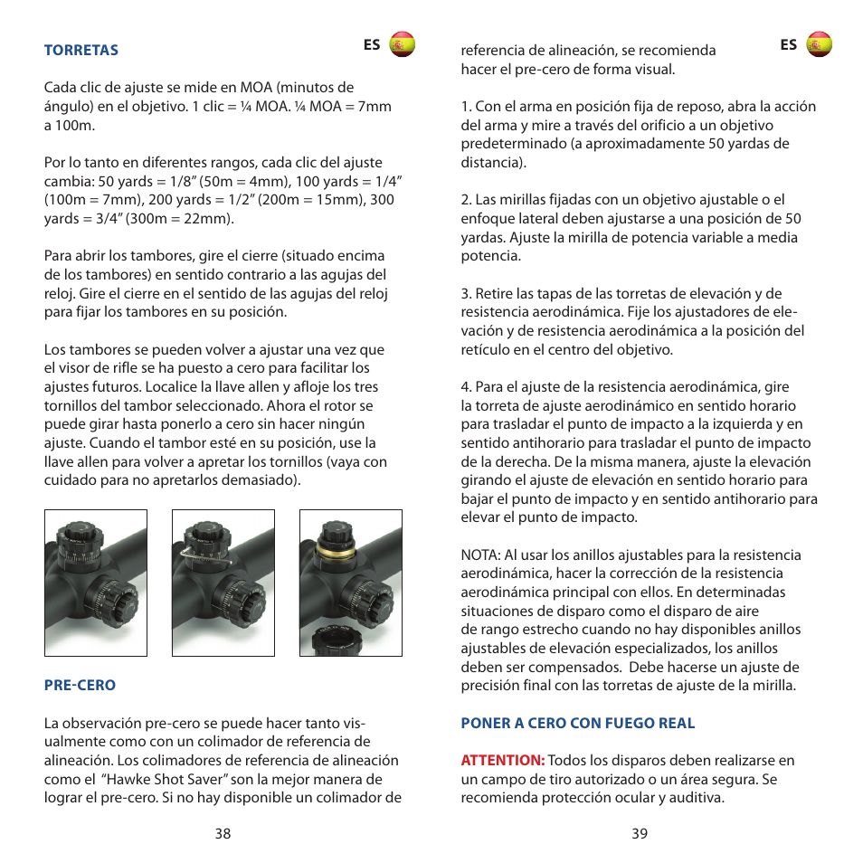 Hawke Optics Airmax 30 8-32x50 User Manual | Page 20 / 30