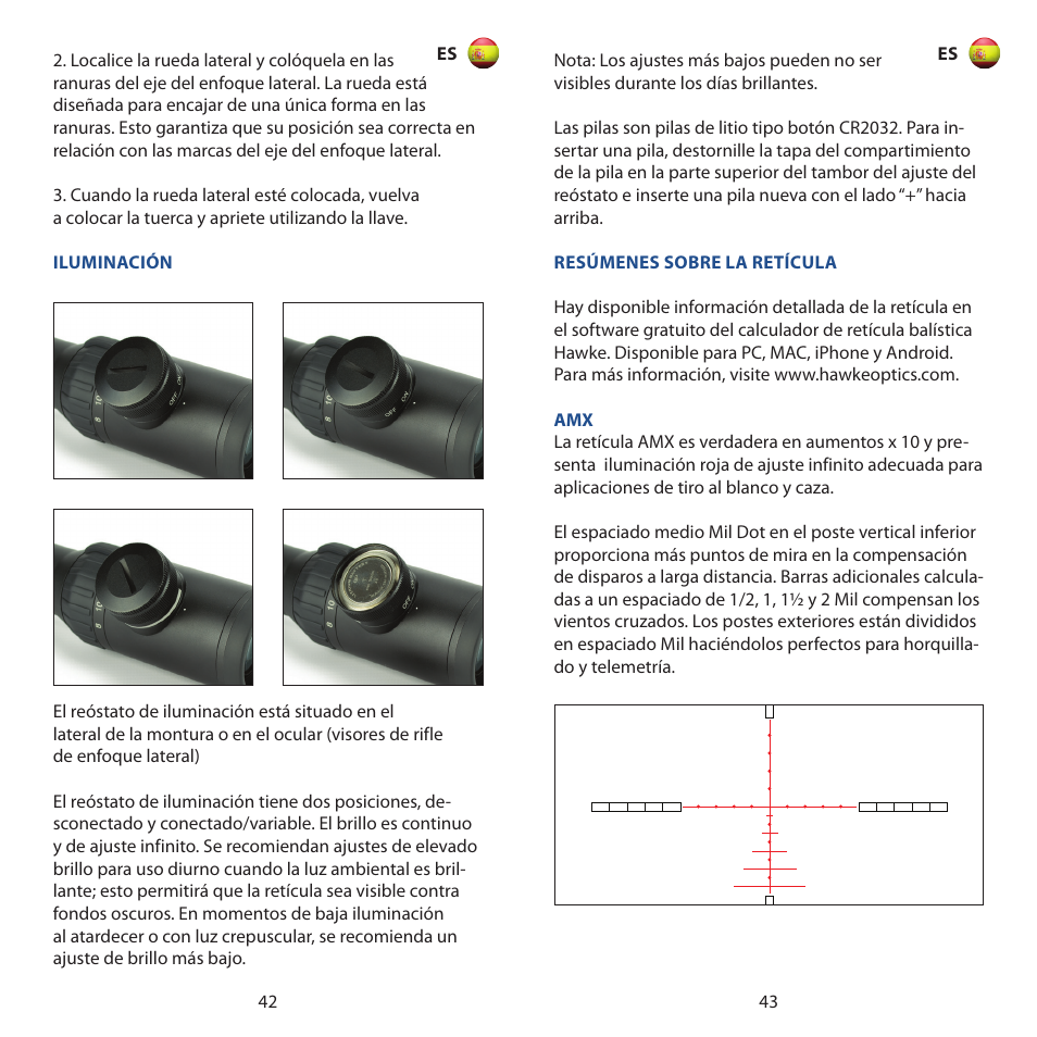 Hawke Optics Airmax 30 8-32x50 User Manual | Page 22 / 30
