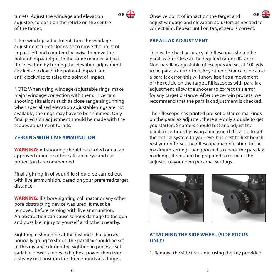 Hawke Optics Airmax 30 8-32x50 User Manual | Page 4 / 30