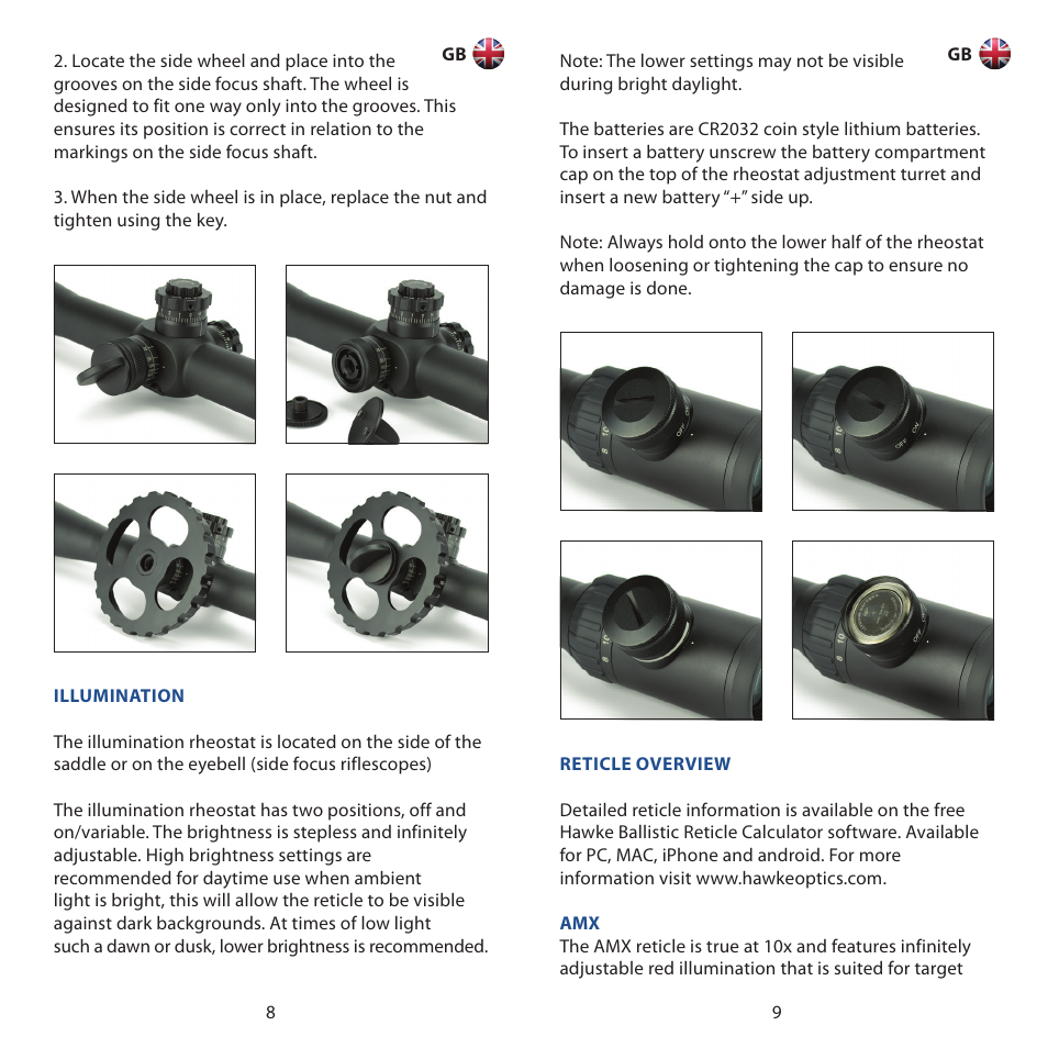 Hawke Optics Airmax 30 8-32x50 User Manual | Page 5 / 30