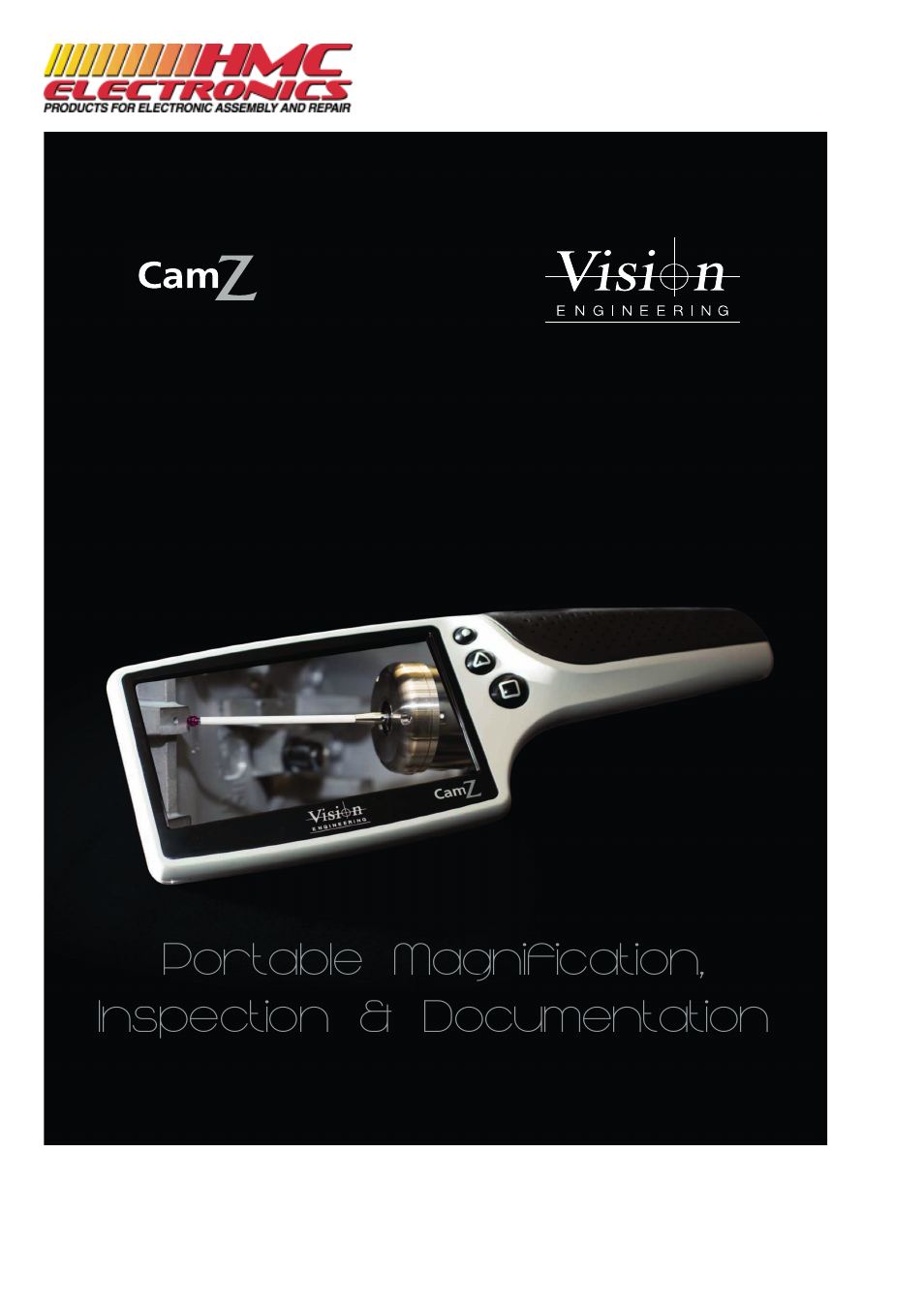 HMC Electronics CAMZ Vision Engineering CamZ Portable Digital Inspection Magnifier User Manual | 4 pages