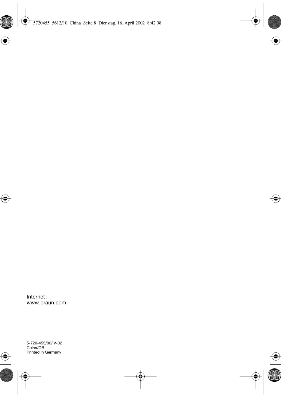Braun 5610 User Manual | Page 6 / 6
