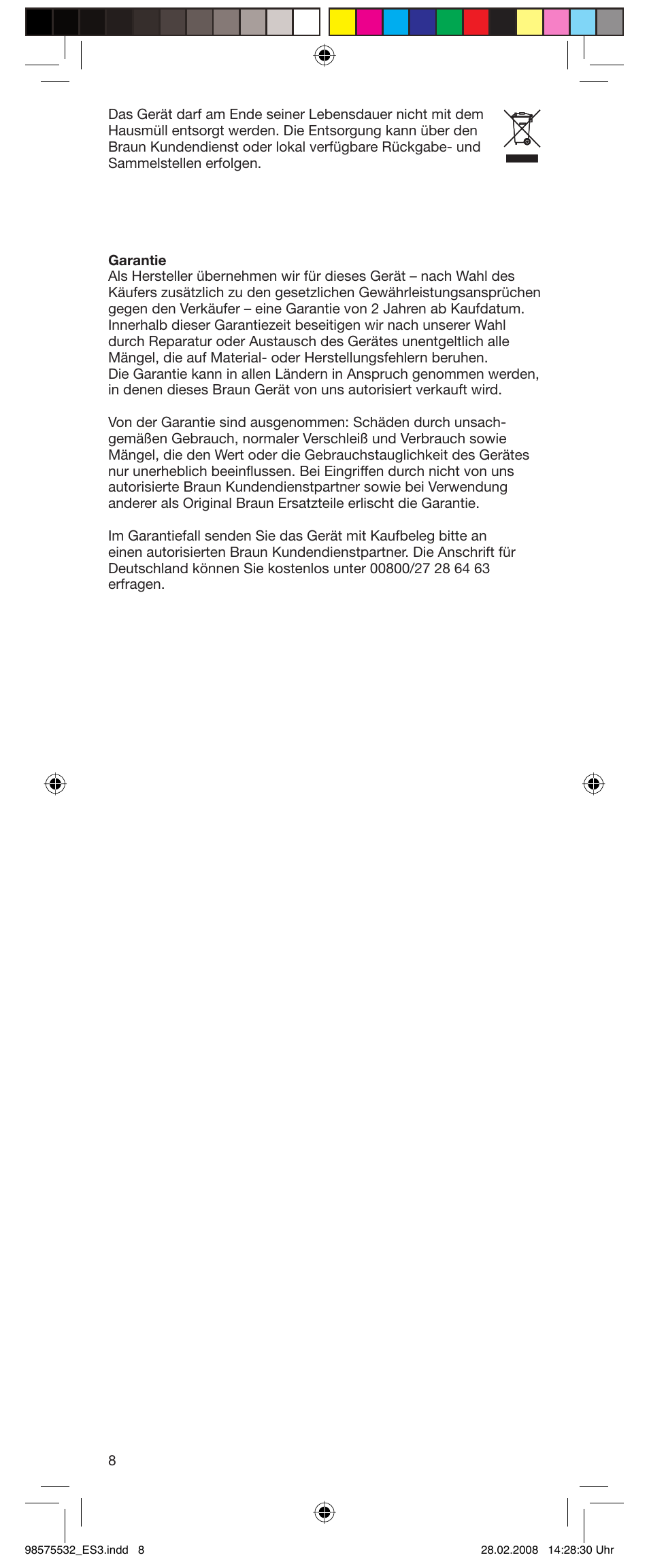 Braun Satin Hair ES 3 User Manual | Page 6 / 81