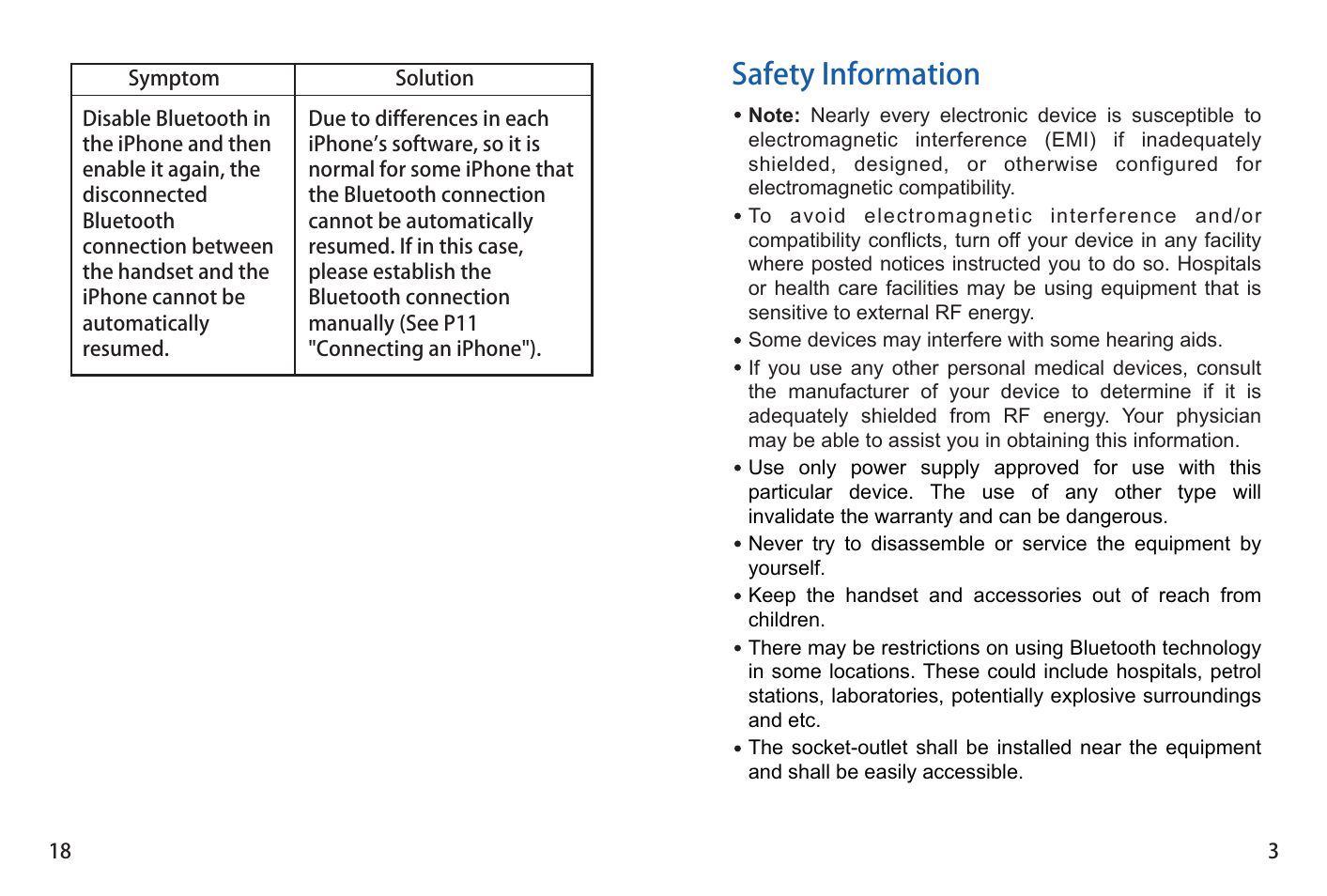 Safety information | iCreation i-400 User Manual | Page 4 / 23