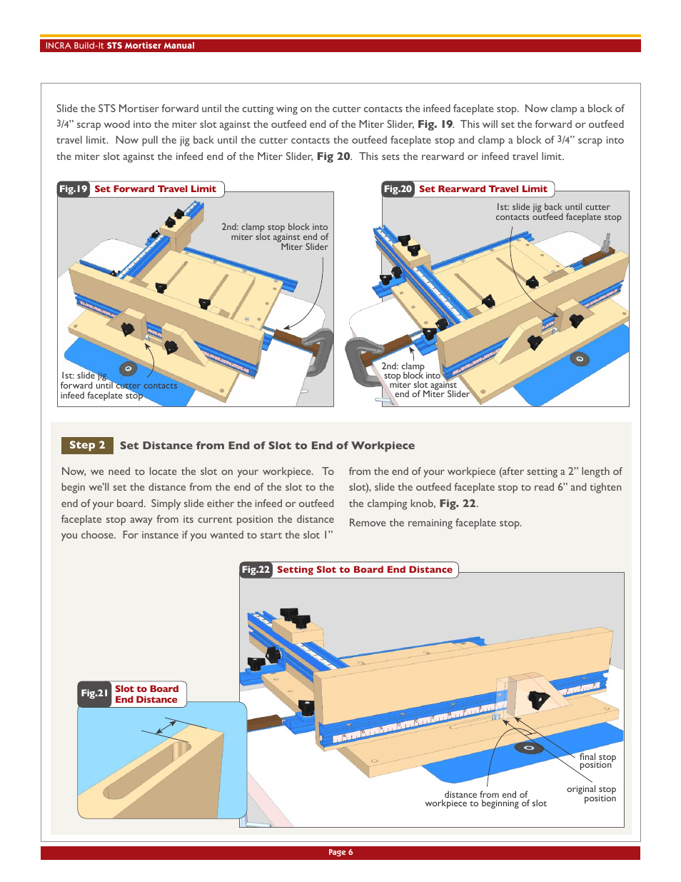 INCRA Build-It STS Mortiser User Manual | Page 7 / 12