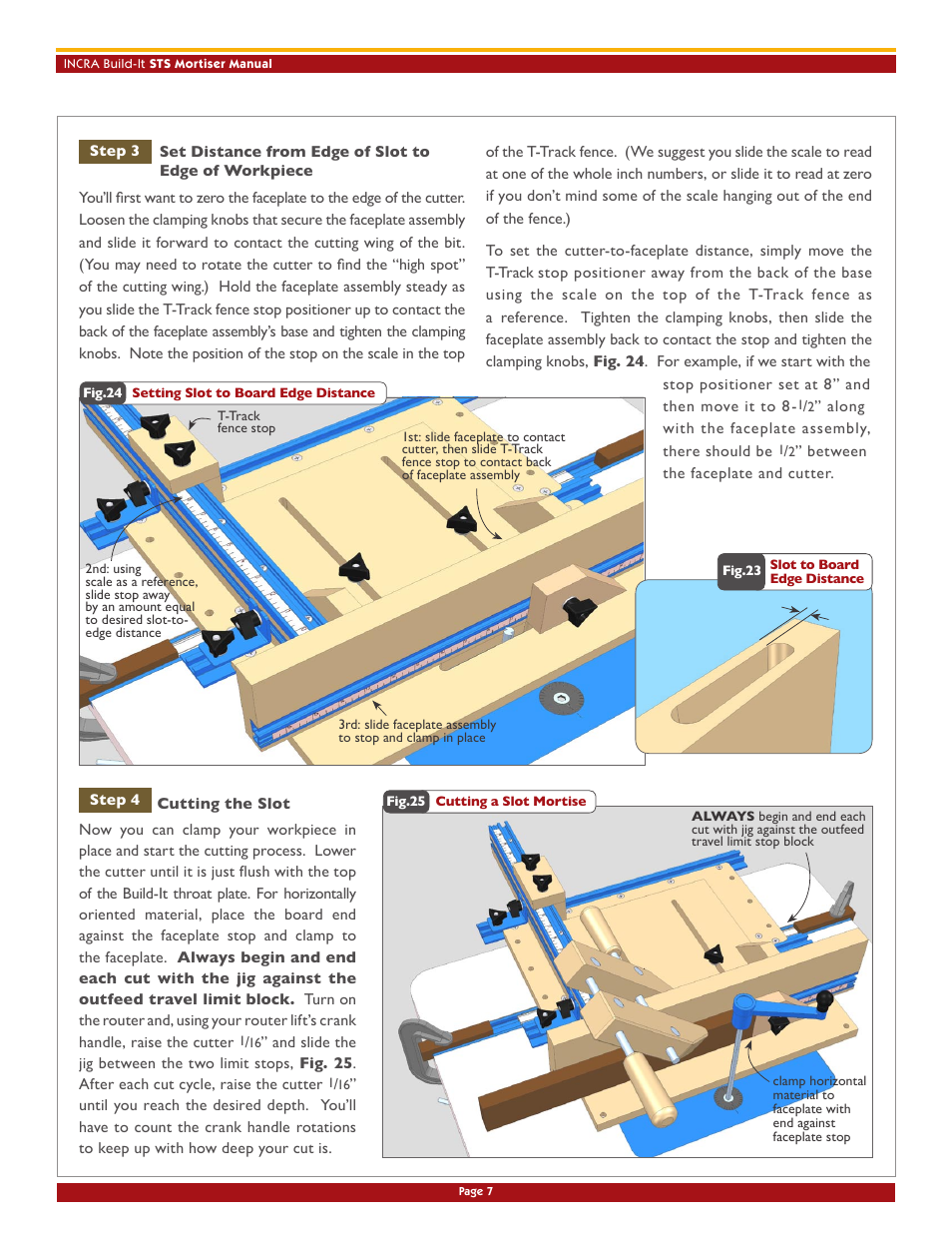 INCRA Build-It STS Mortiser User Manual | Page 8 / 12