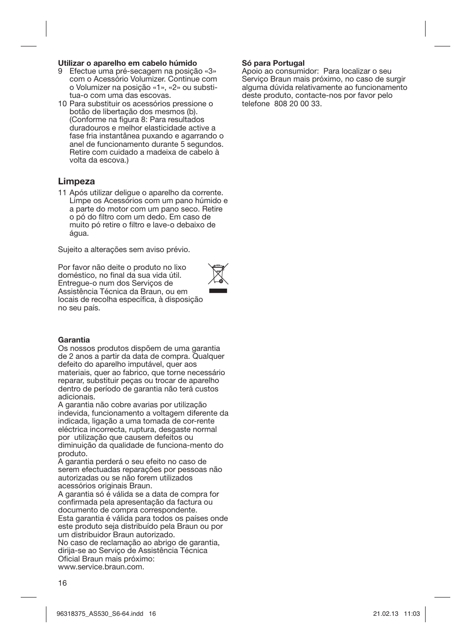 Braun Satin Hair 5 AS 530 User Manual | Page 15 / 59
