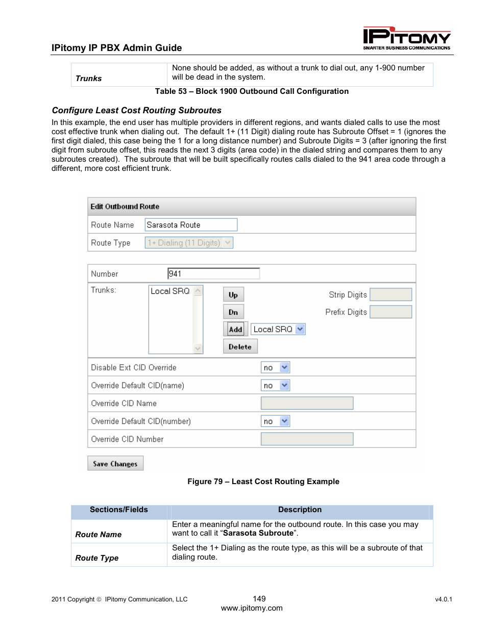 IPitomy IP1100+ PBX Administrator Guide User Manual | Page 167 / 259