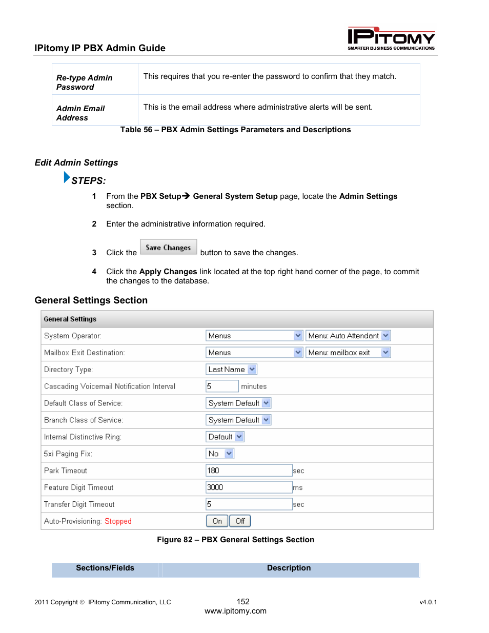 IPitomy IP1100+ PBX Administrator Guide User Manual | Page 170 / 259