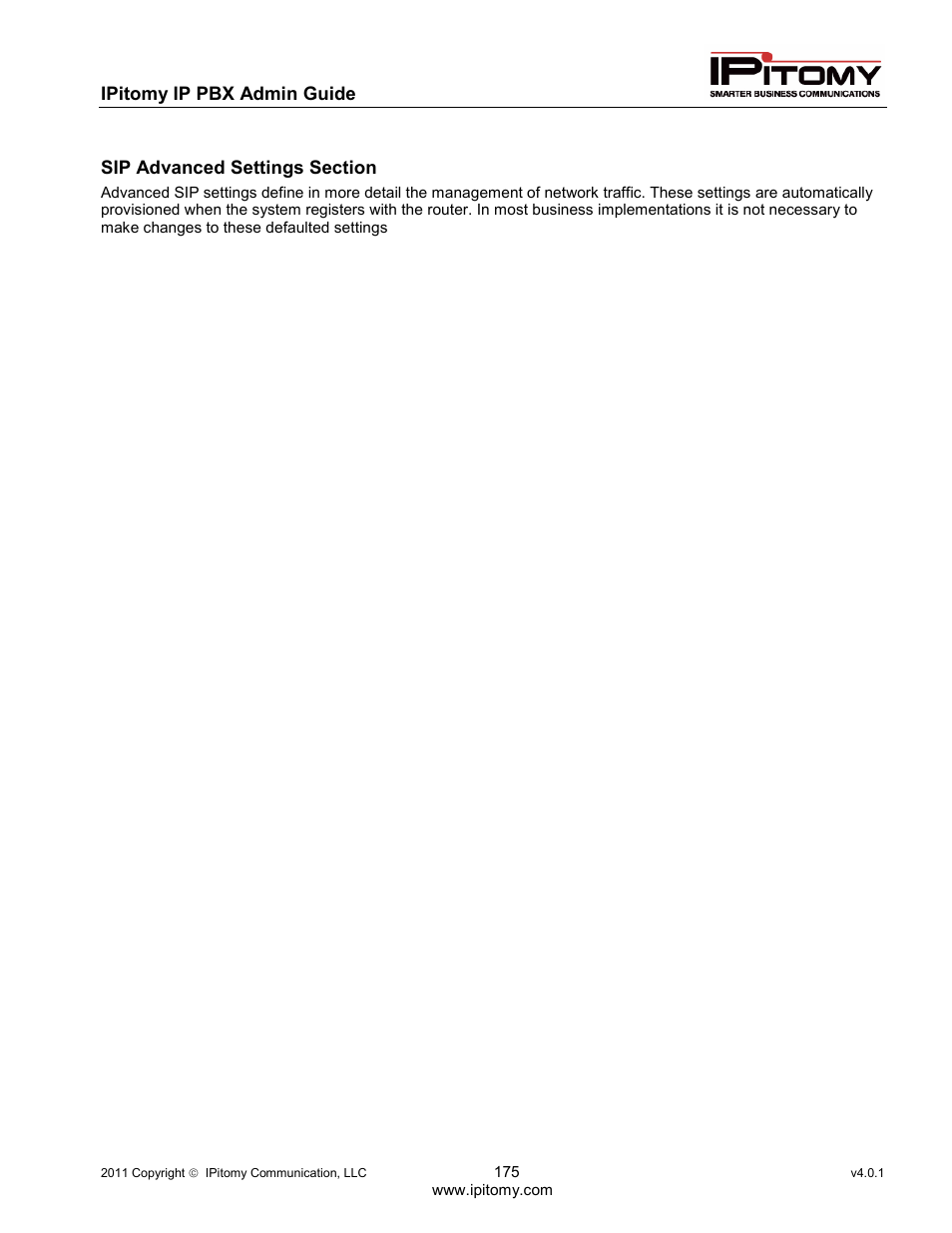 IPitomy IP1100+ PBX Administrator Guide User Manual | Page 193 / 259