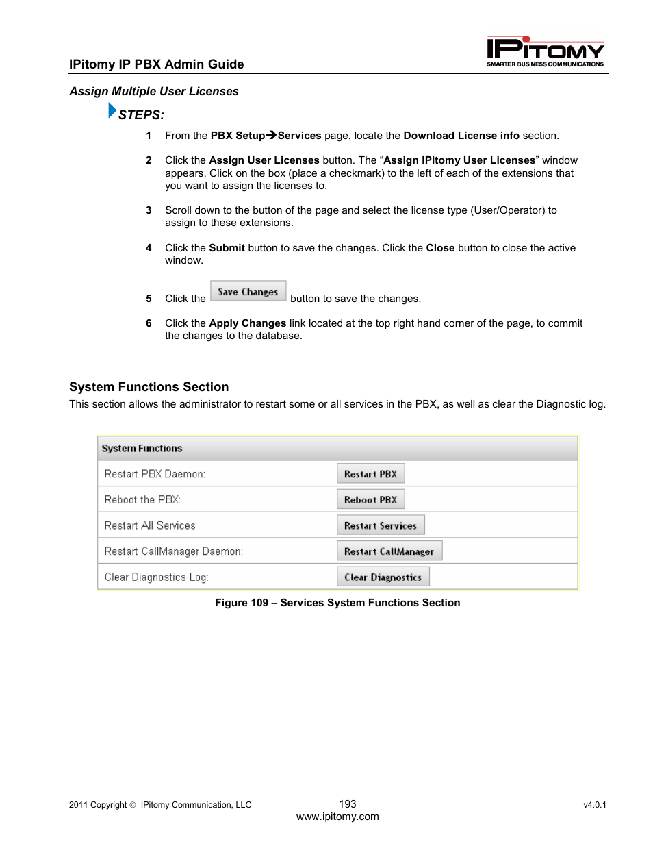 IPitomy IP1100+ PBX Administrator Guide User Manual | Page 211 / 259