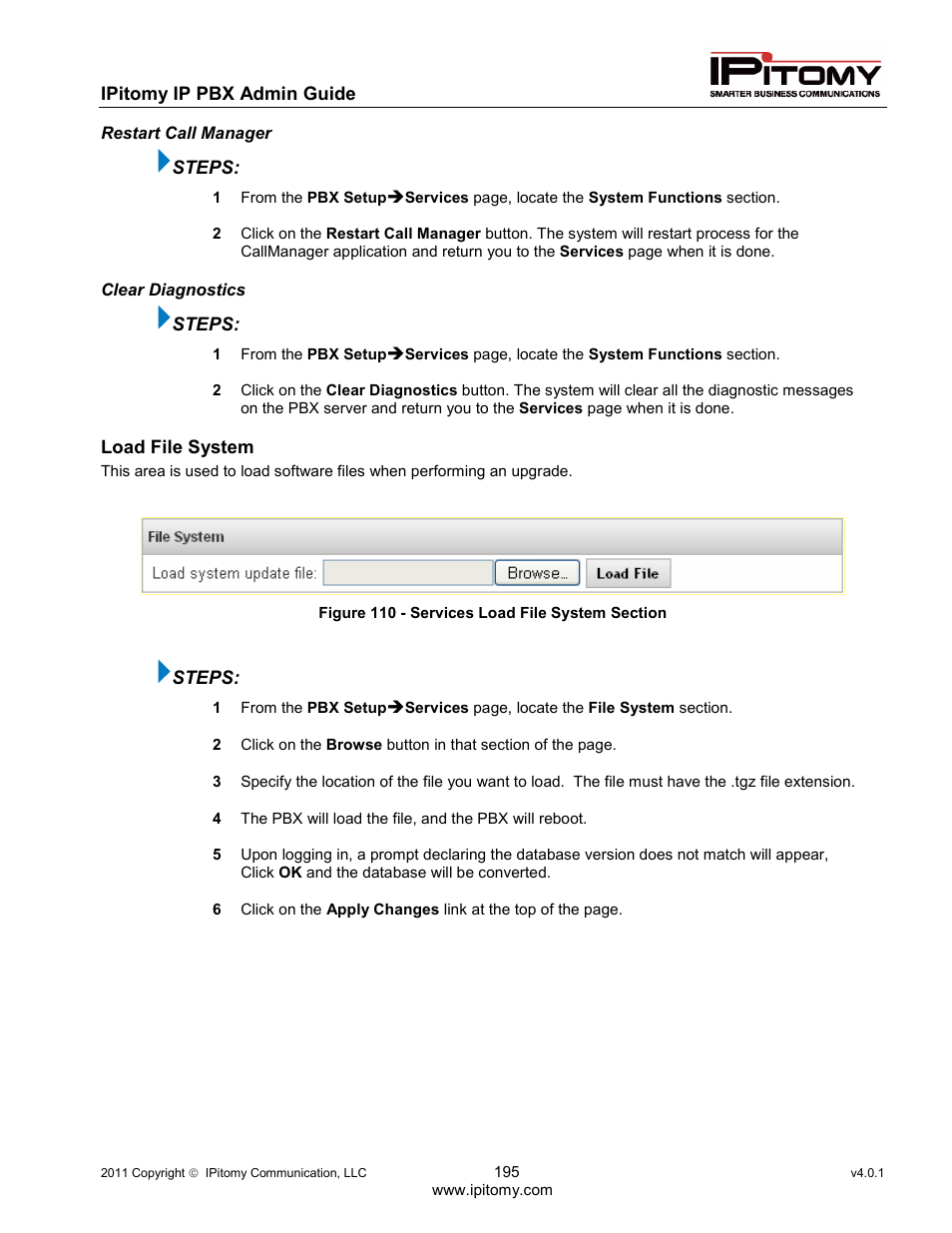 IPitomy IP1100+ PBX Administrator Guide User Manual | Page 213 / 259