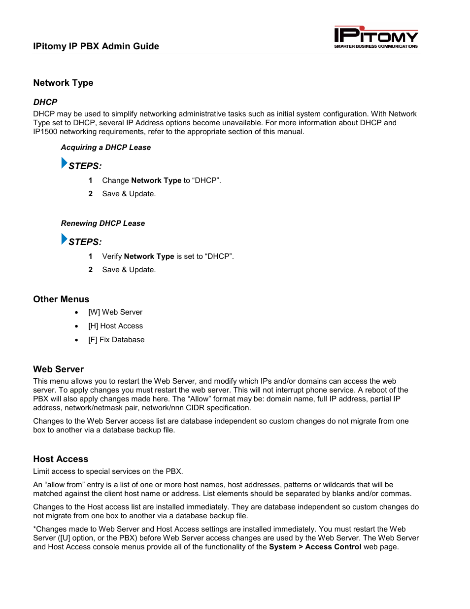 IPitomy IP1100+ PBX Administrator Guide User Manual | Page 248 / 259
