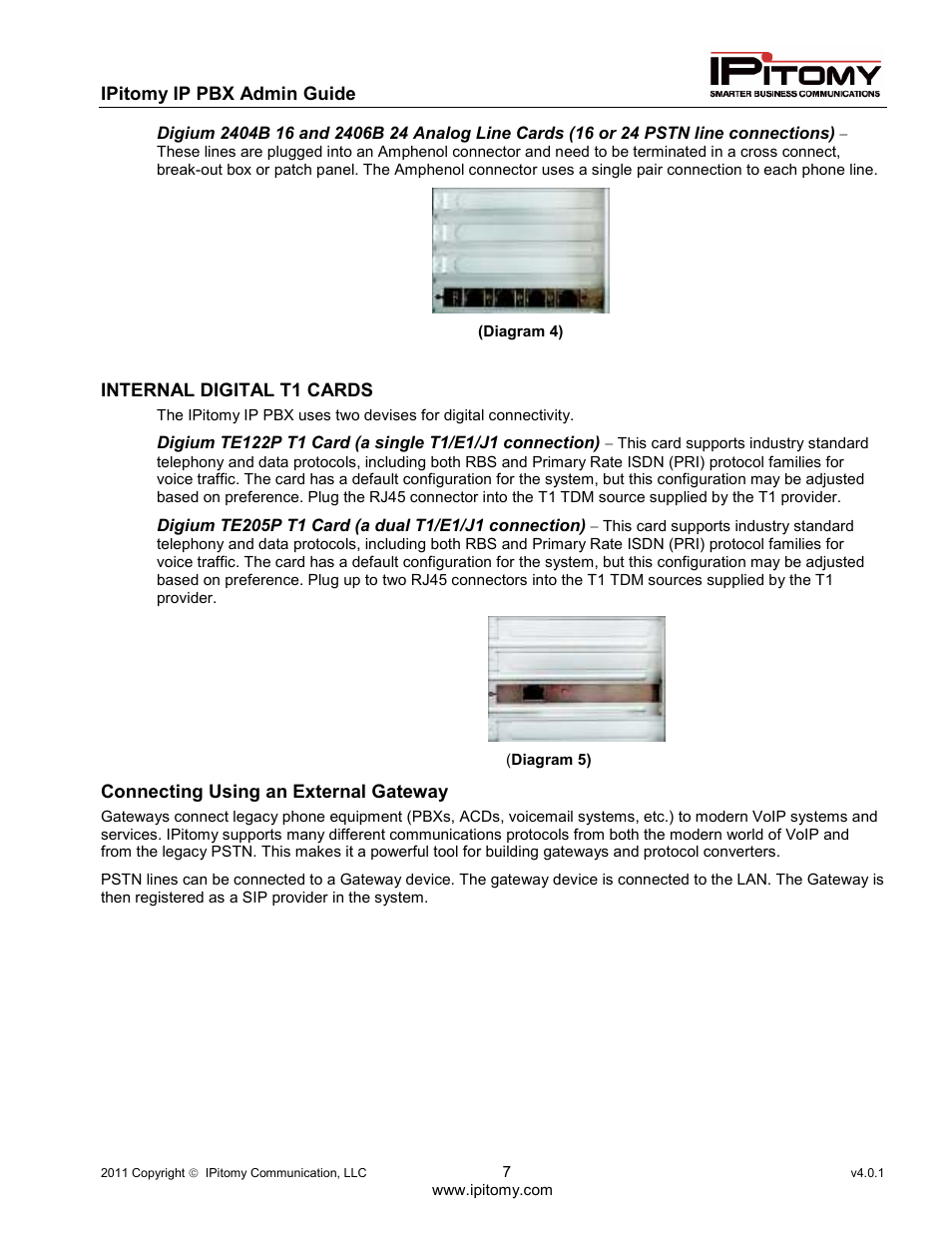 IPitomy IP1100+ PBX Administrator Guide User Manual | Page 25 / 259