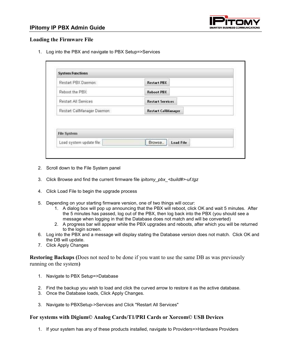 IPitomy IP1100+ PBX Administrator Guide User Manual | Page 251 / 259