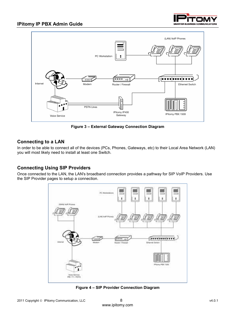 IPitomy IP1100+ PBX Administrator Guide User Manual | Page 26 / 259