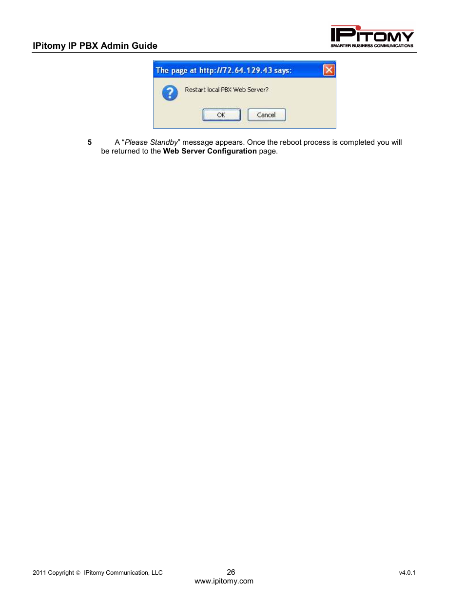 IPitomy IP1100+ PBX Administrator Guide User Manual | Page 44 / 259