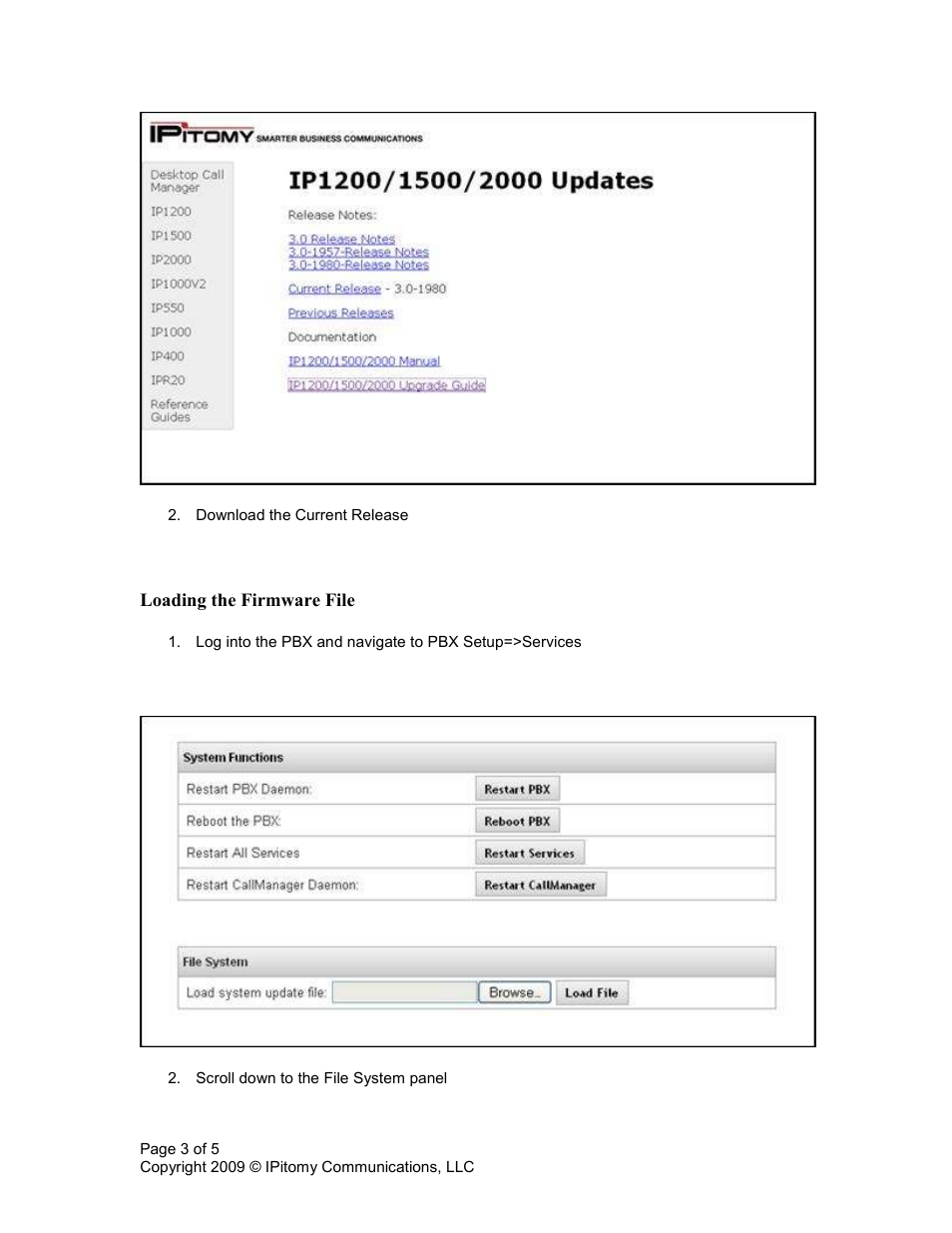 IPitomy IP1100+ Upgrade Guide User Manual | Page 3 / 5