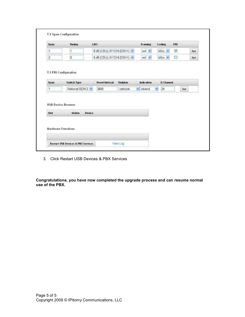 IPitomy IP1100+ Upgrade Guide User Manual | Page 5 / 5