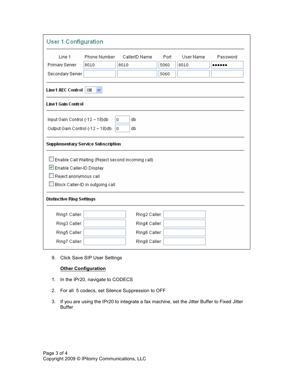 IPitomy IPR20 Quick User Guide User Manual | Page 3 / 4