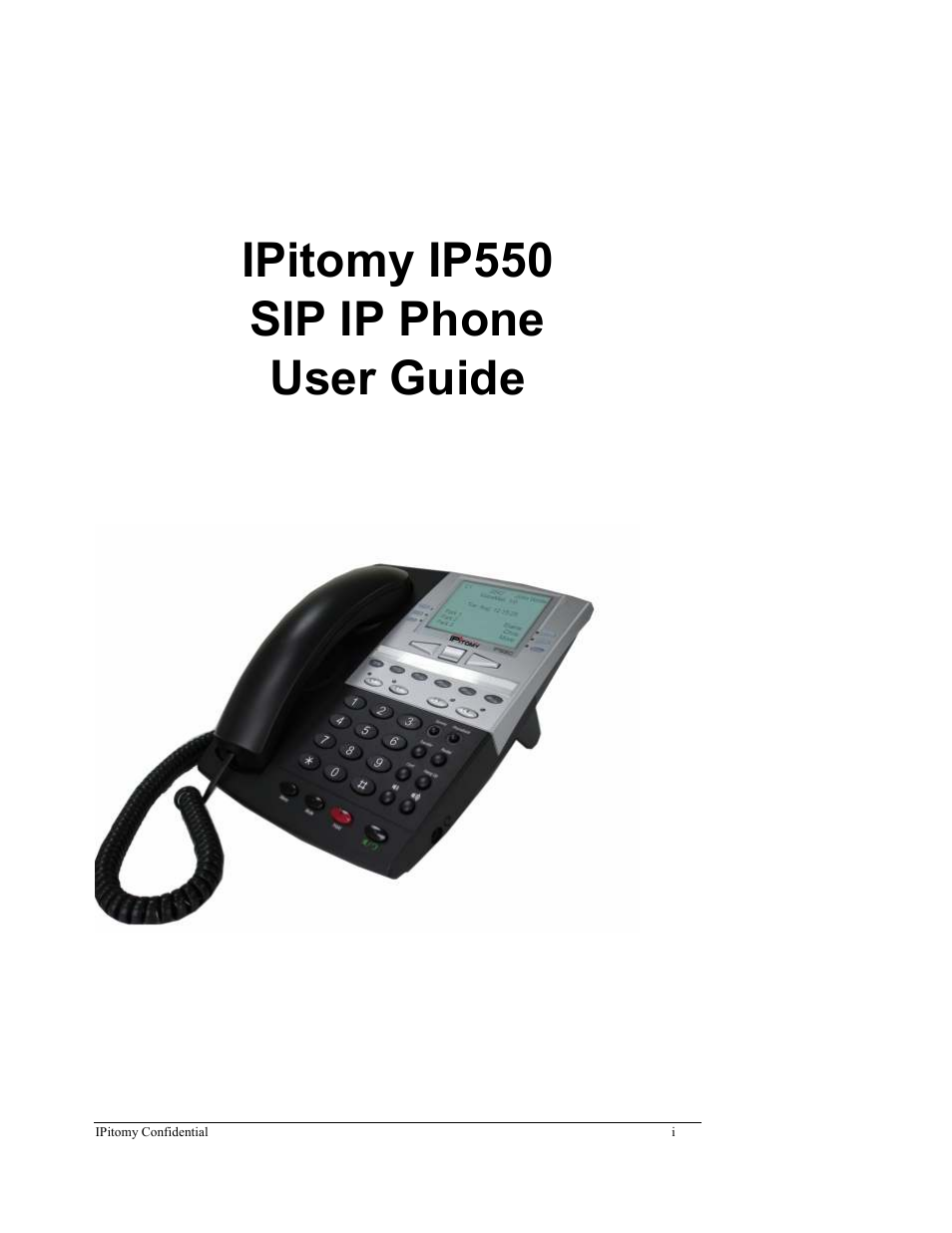 IPitomy IP550 User Manual Ver.1 User Manual | 117 pages