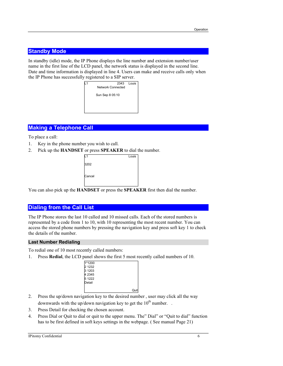 IPitomy IP550 User Manual Ver.1 User Manual | Page 11 / 117