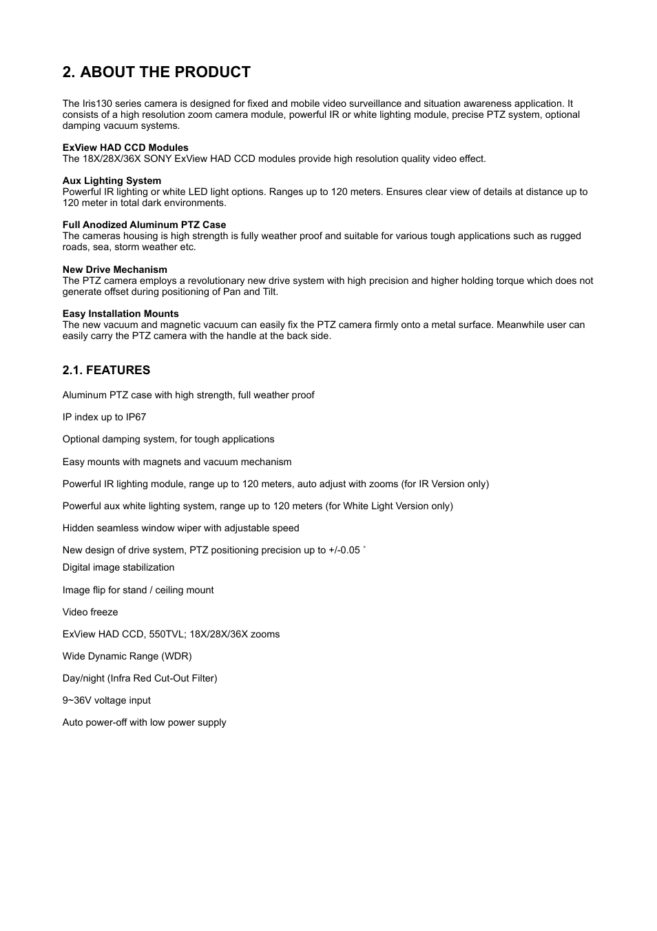 About the product | I.R.I.S. 130 User Manual | Page 5 / 22