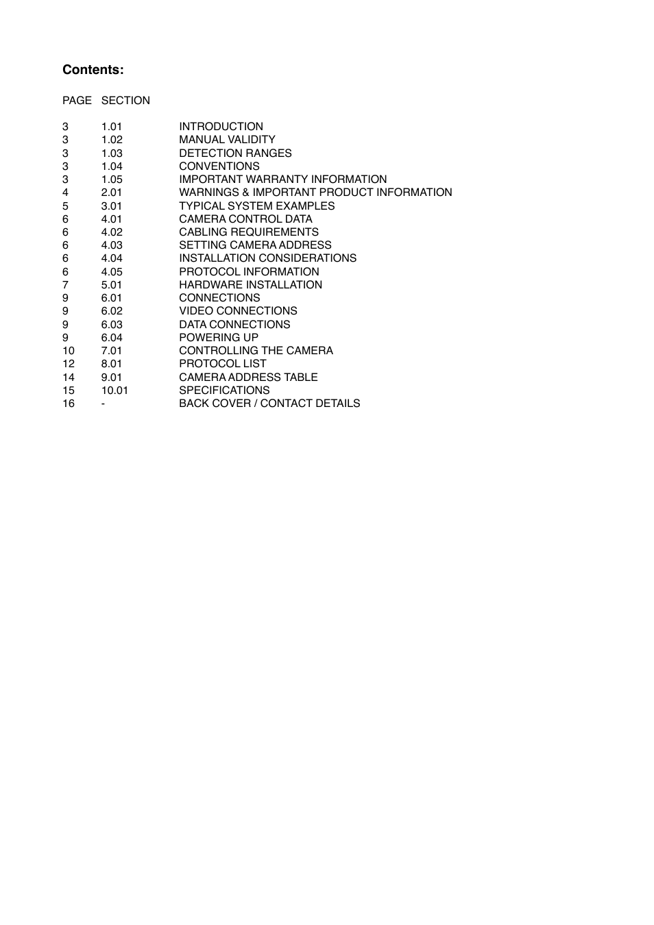 I.R.I.S. 316 User Manual | Page 2 / 16