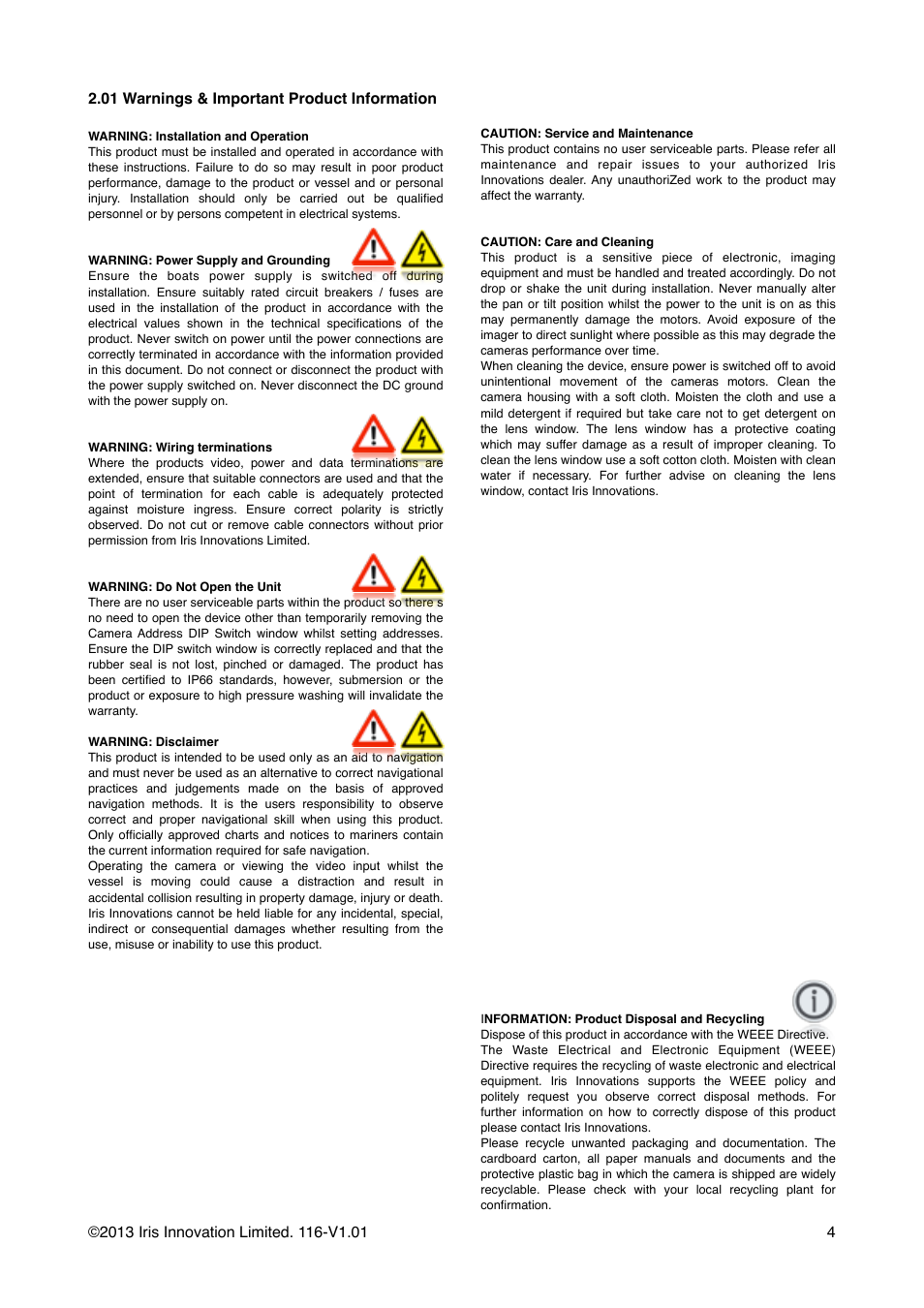 I.R.I.S. 118 User Manual | Page 4 / 16