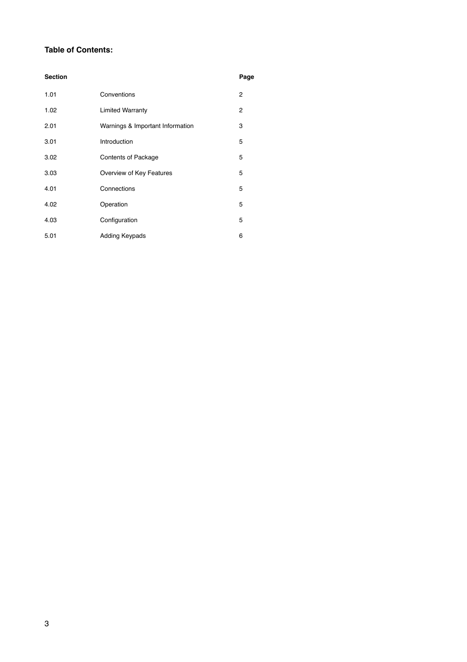 I.R.I.S. 606 6 Channel / 2 Output Switcher User Manual | Page 3 / 8