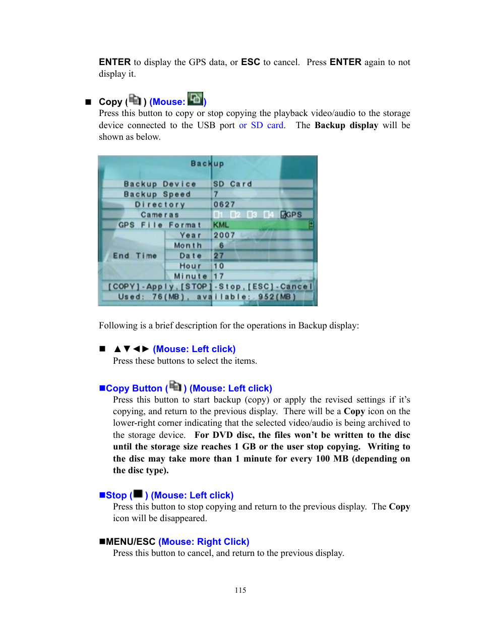 I.R.I.S. 808 Digital Video Recorder User Manual | Page 115 / 147