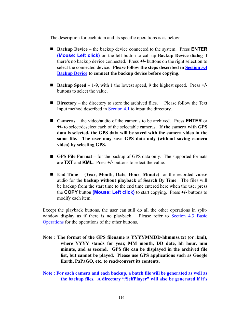 I.R.I.S. 808 Digital Video Recorder User Manual | Page 116 / 147
